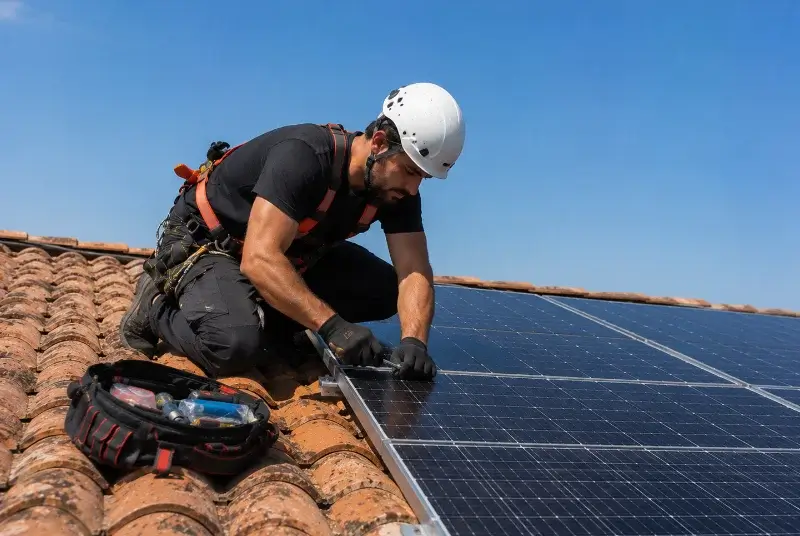 Maintenance et monitoring de panneaux solaires à Vielle-Tursan