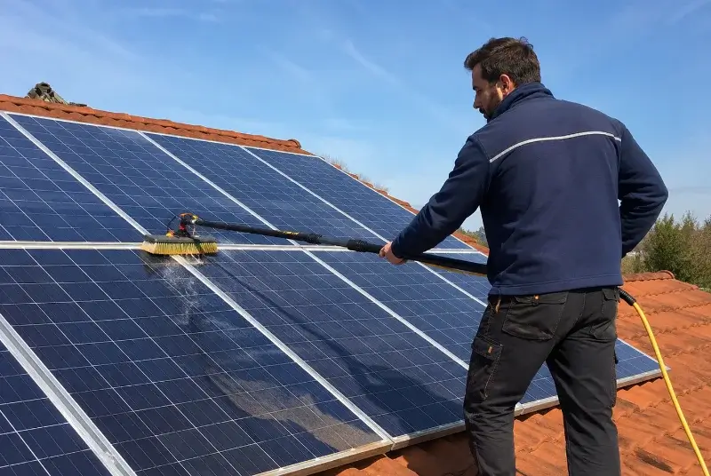 Nettoyage et entretien de panneaux solaires à Vielle-Tursan